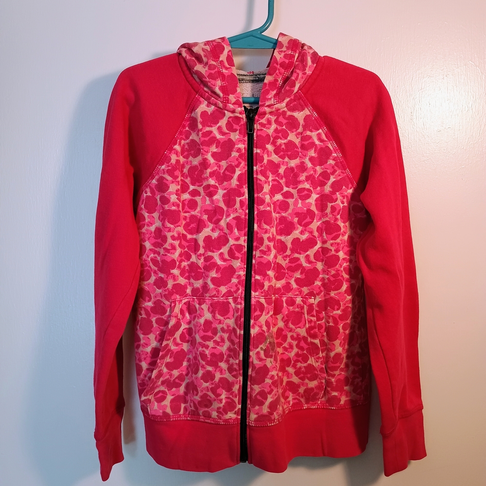 Xersion Pink Patterned Hoodie
